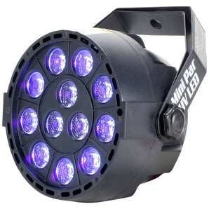 Eliminator Mini Par UV LED DMX Par Can Blacklight For DJ/Stage/Clubs/Bars ADJ