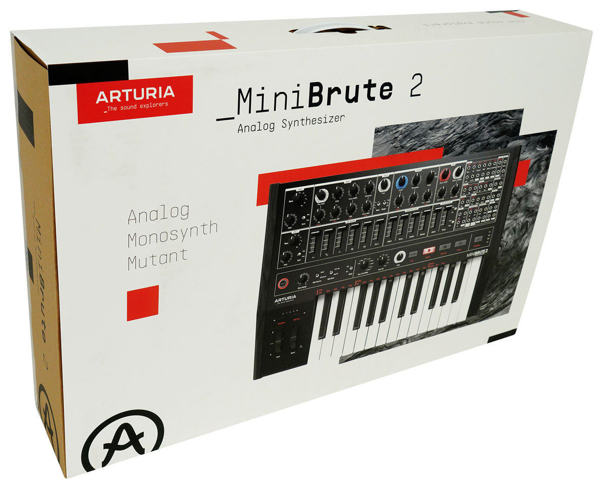 Arturia MiniBrute 2 NOIR Semi-Modular Analog Synthesizer