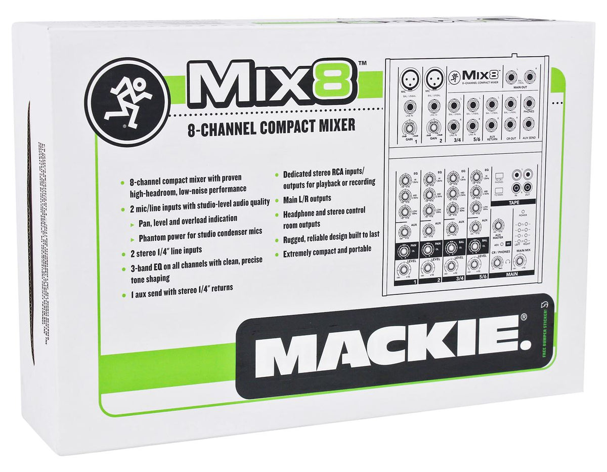 Mix8 Compact 8-Channel Mixer