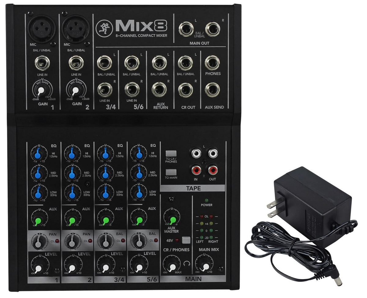 Mix8 Compact 8-Channel Mixer
