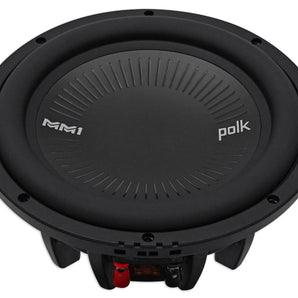 Polk Audio MM1042DVC 10” 1200 Watt Dual 4-Ohm Car/Marine Audio Subwoofer Sub