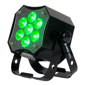 American DJ MOD STQ Compact 7 x 8 Watt RGBW LED DMX Par Can Wash Light w/ Remote