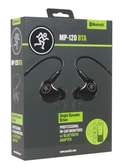 MP-120 BTA Single Dynamic Driver Professional In-Ear Monitors w/Bluetooth