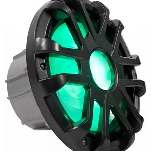 Memphis Audio MXA1044 10" 500w LED Marine Subwoofer Sub For Polaris RZR/ATV/UTV