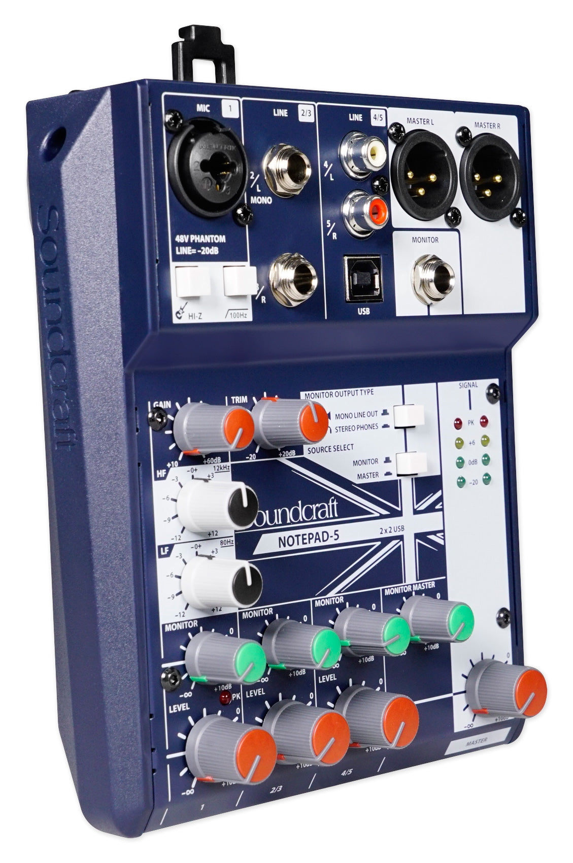 Notepad-5 Channel Podcast Mixer Podcasting Interface With USB