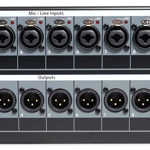 PRESONUS NSB 8.8 8x8 AVB Stagebox w/(8) XMAX Preamps+Rugged Steel Enclosure