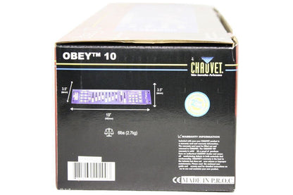 OBEY10 DMX-512 Rack Mount Light Controller