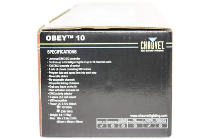 OBEY10 DMX-512 Rack Mount Light Controller