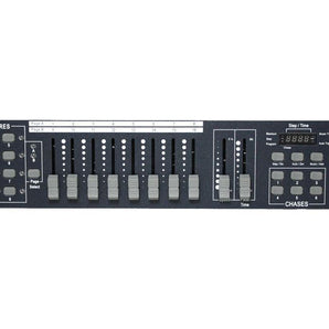 Chauvet DJ OBEY10 DMX-512 2U Rack Mount Light Controller+Beat-Activation OBEY 10