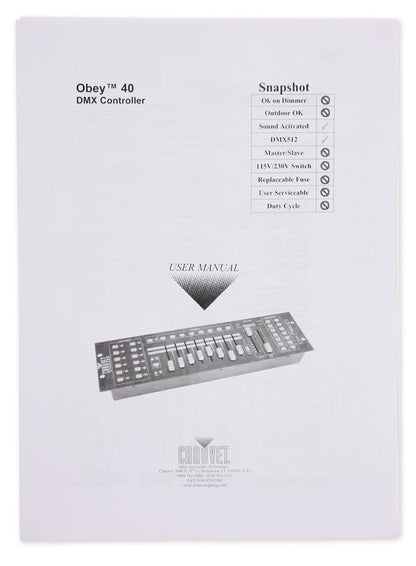 OBEY40 Universal DMX-512 Light Controller