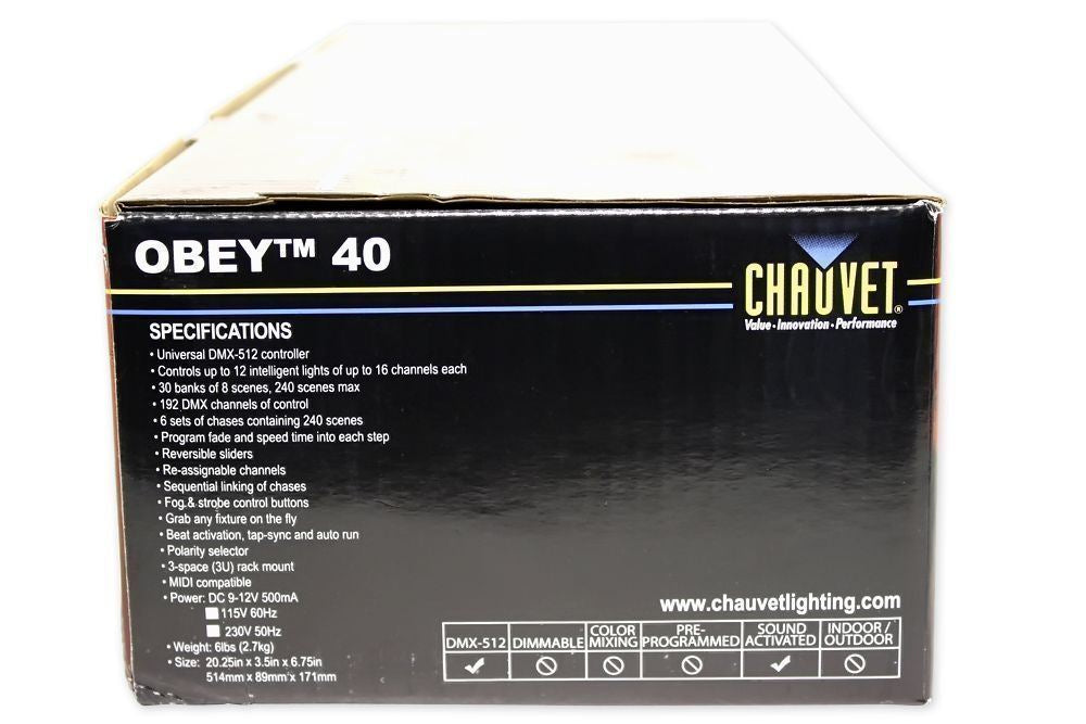 OBEY40 Universal DMX-512 Light Controller
