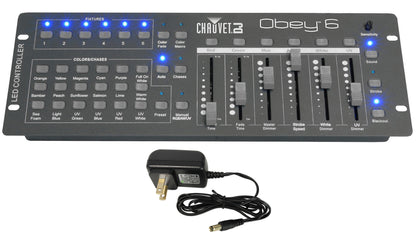Obey 6 Compact Universal 6-Channel DMX DJ MIDI FX Controller