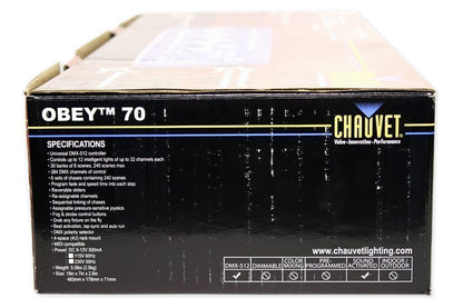 OBEY 70 Light/Fog DMX Lighting Controller