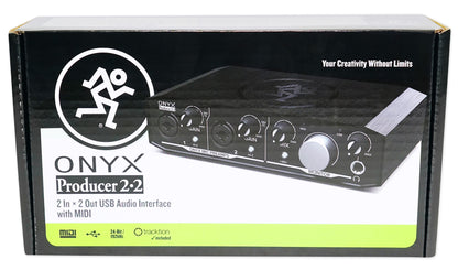 Onyx Producer 2.2 2x2 USB Audio MIDI Recording Studio Interface