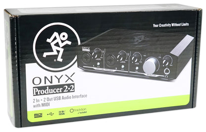 Onyx Producer 2.2 2x2 USB Audio MIDI Recording Studio Interface