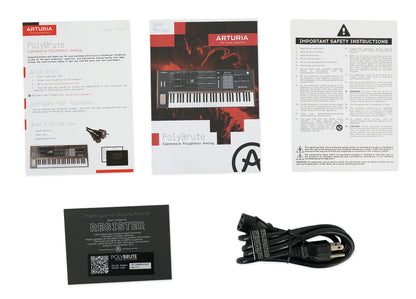Polybrute USB MIDI 6-voice 61-Key Polyphonic Analog Morphing Synthesizer