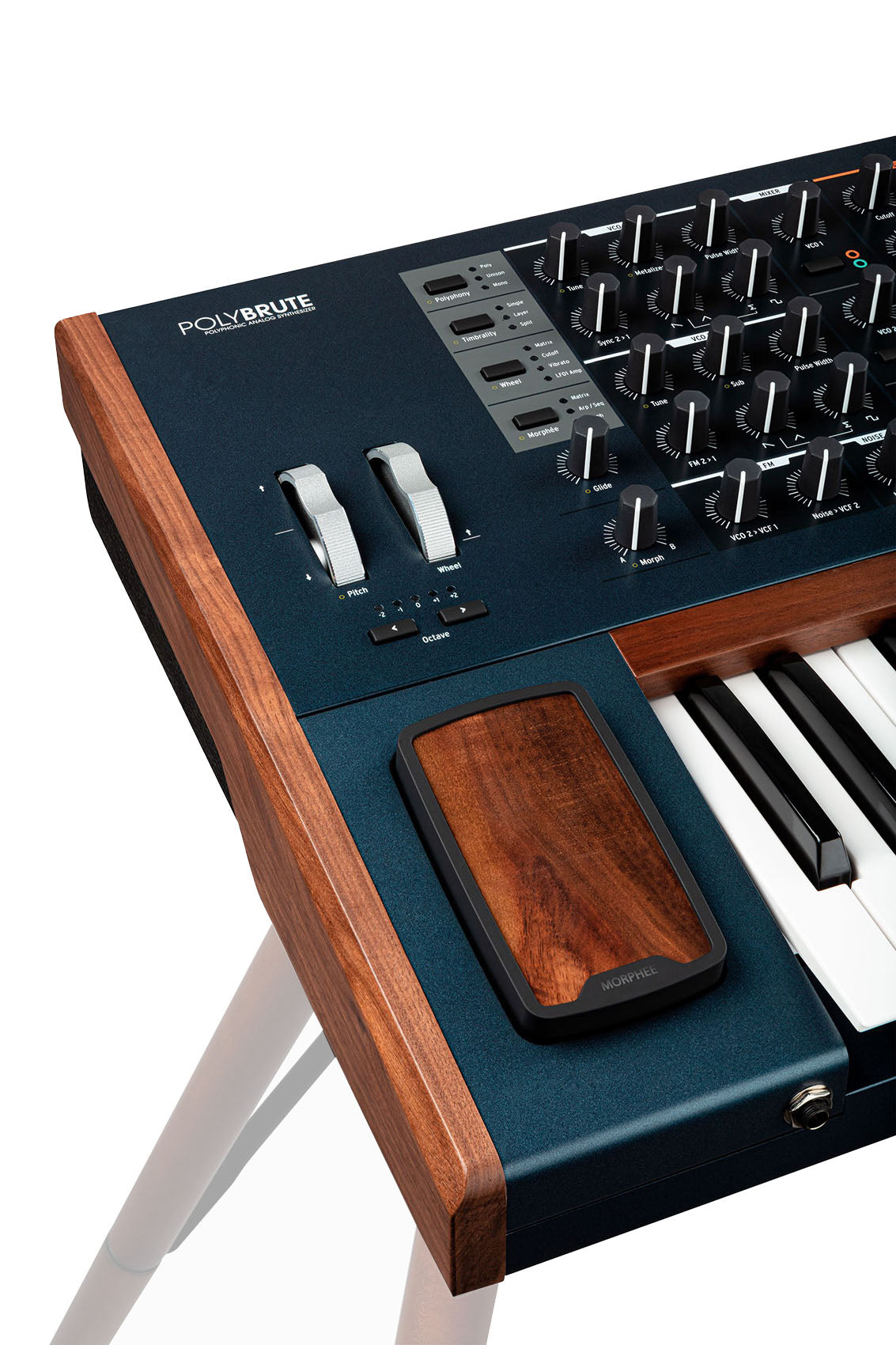 Polybrute USB MIDI 6-voice 61-Key Polyphonic Analog Morphing Synthesizer
