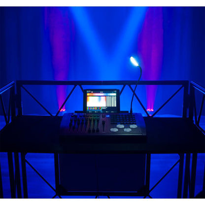 Pro Event TBL 2 MB Foldable Metal DJ Booth Facade