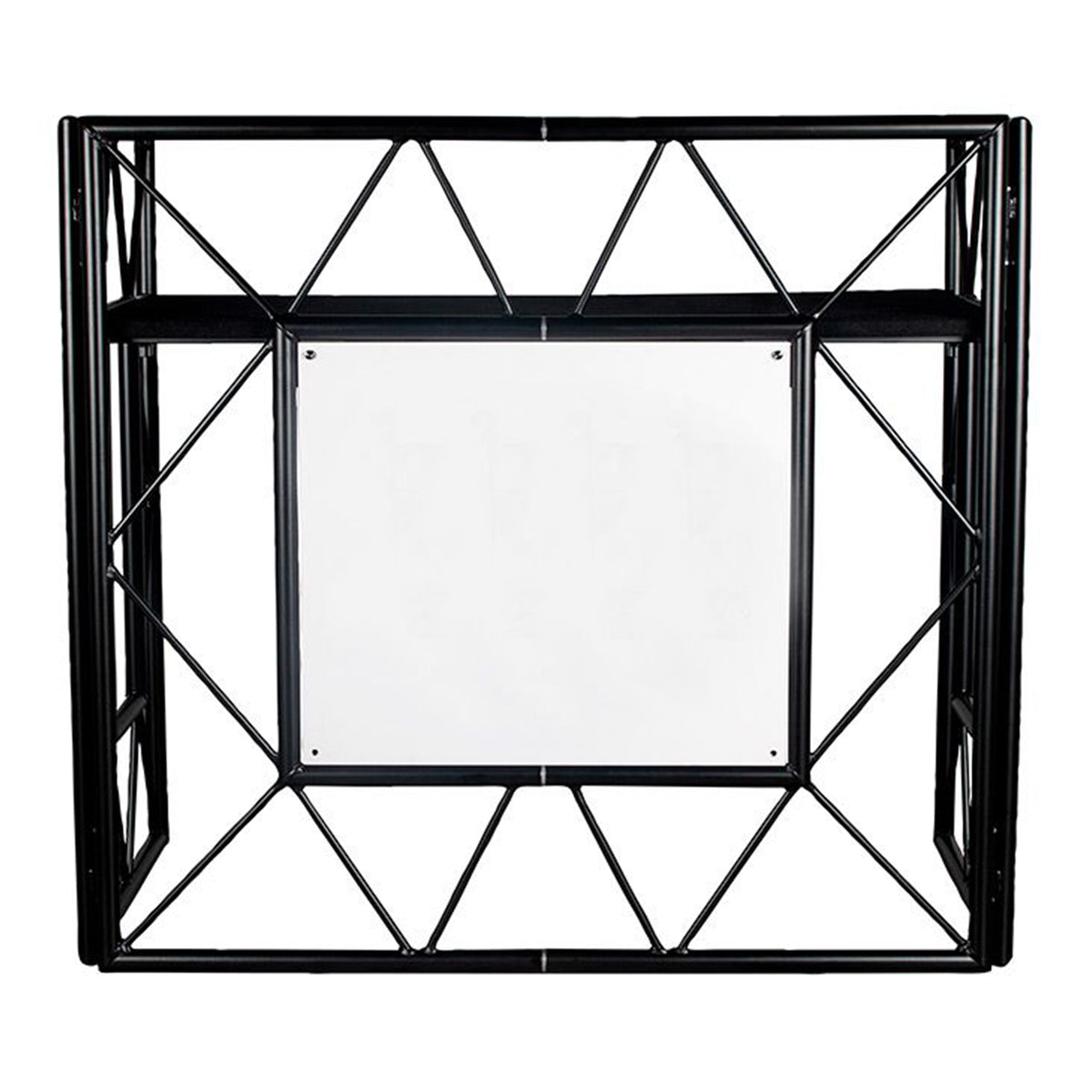 Pro Event TBL 2 MB Foldable Metal DJ Booth Facade