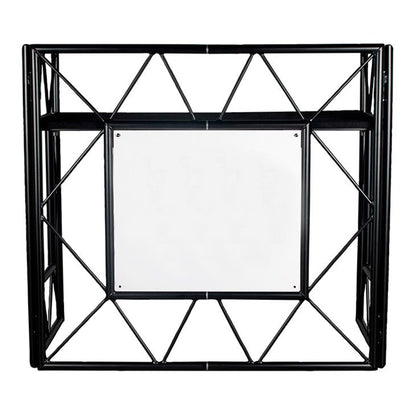 Pro Event TBL 2 MB Foldable Metal DJ Booth Facade