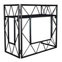 Pro Event TBL 2 MB Foldable Metal DJ Booth Facade