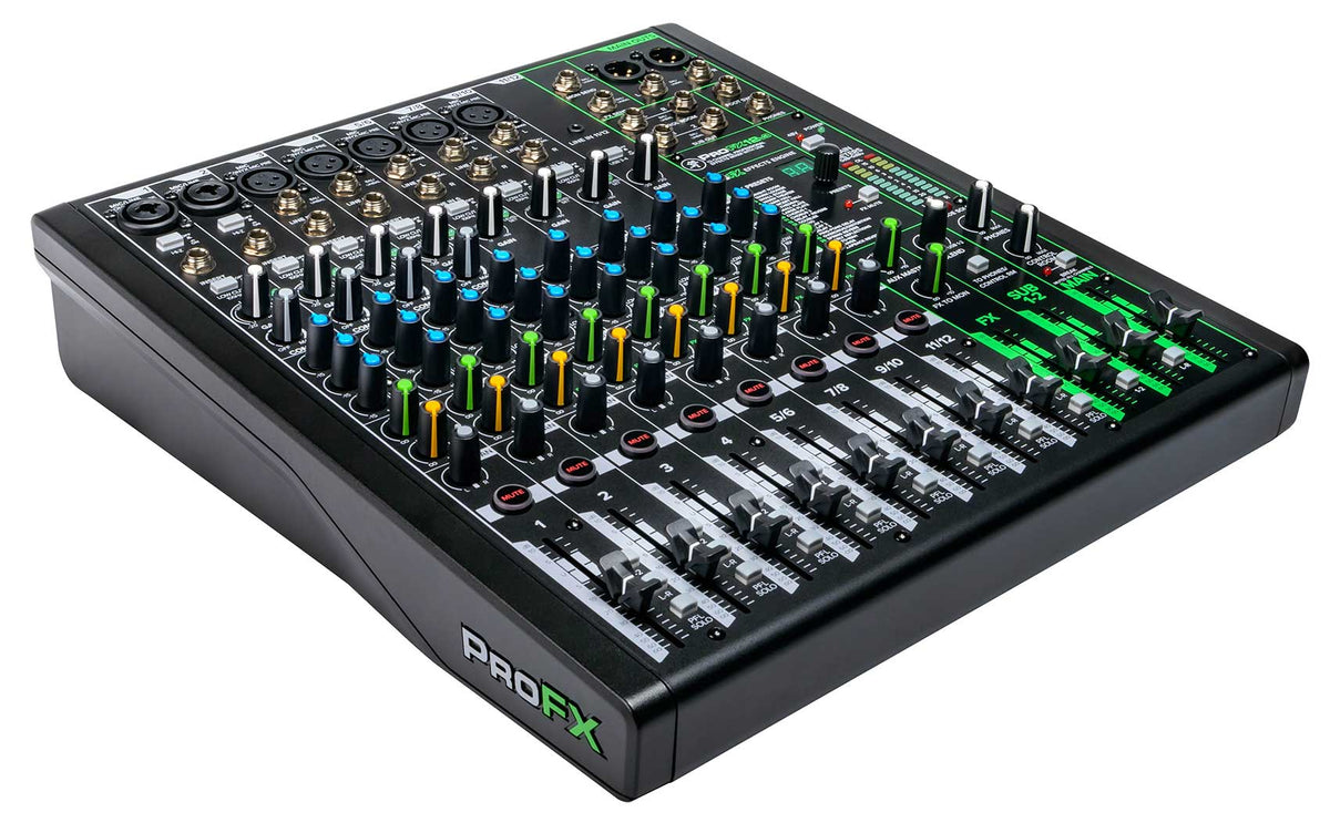 ProFX12v3 12-Channel Professional Effects Mixer with USB Recording