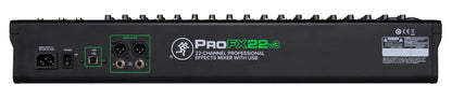 ProFX22v3 22-Channel 4-Bus Professional Effects Mixer w/USB