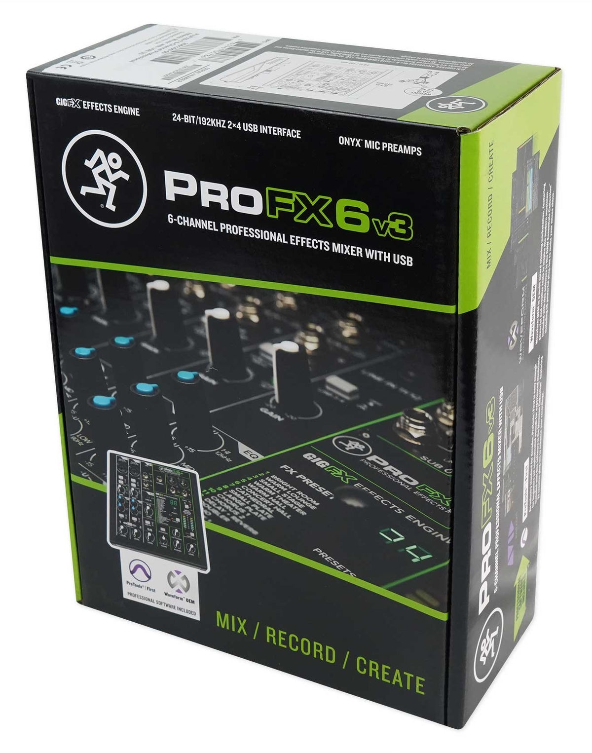 ProFX6v3 6-Channel Professional Effects Mixer w/USB