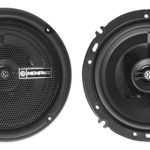 Pair Memphis Audio PRX602 6.5" 100 Watt Car Speakers w/PEI Dome Pivot Tweeters