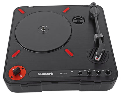 PT01 Scratch Portable DJ Turntable w/Scratch Switch+Speaker USB/AUX/RCA