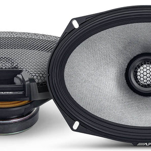 Pair Alpine R2-S69 6x9" 2-Way Car Audio Speakers High-Resolution Certified