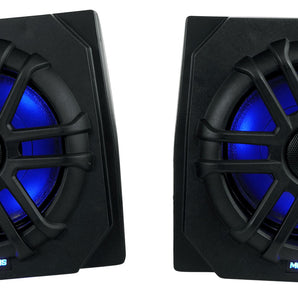 Pair Memphis Audio RNGR65FE 75w Speaker Pods For 2013-17 Polaris Ranger XP900