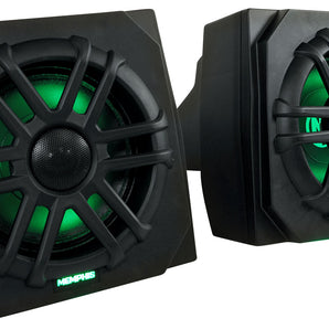 Pair Memphis Audio RNGR65FE 75w Speaker Pods For 2013-17 Polaris Ranger XP900