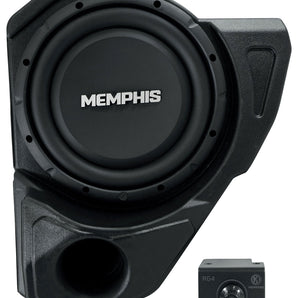 Memphis Audio RZR10SE 400w 10" Powered Subwoofer+Enclosure For 2014+ Polaris RZR