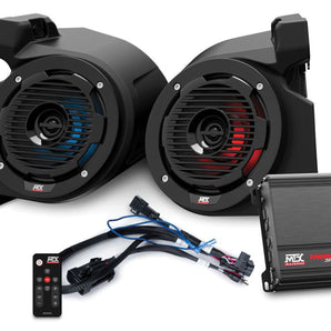 MTX RZR-14RC-THUNDER2 Kick Panel Speakers+Amplifier For Polaris RZR Ride Command