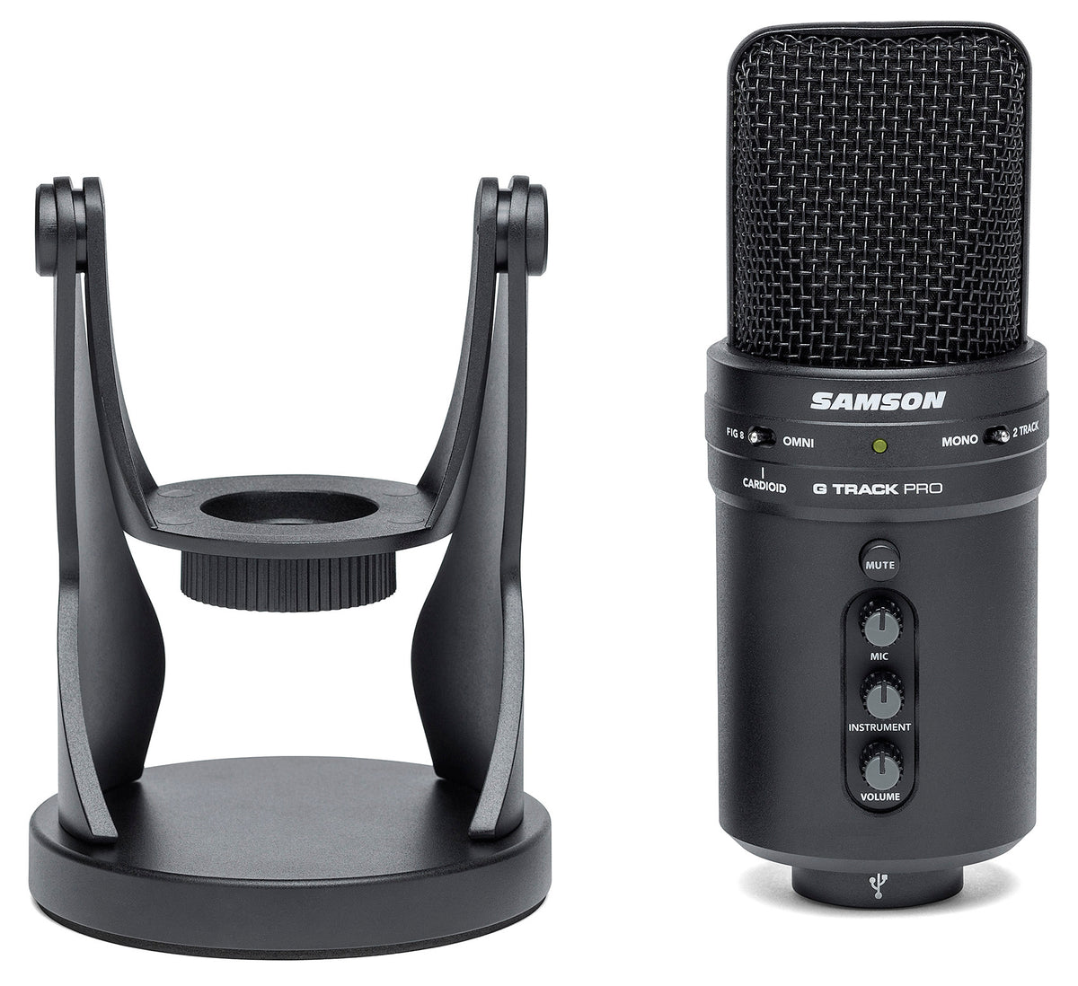 G-Track Pro Studio USB Condenser Microphone with Built-In Audio Interface