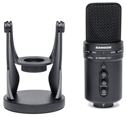 G-Track Pro Studio USB Condenser Microphone with Built-In Audio Interface