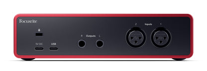 Scarlett 2i2 Studio 4th Gen Recording Interface + Headphones + Mic + Cable