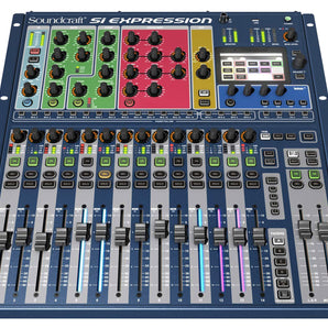 Soundcraft Si Expression 1 Digital Mixer w/DSP, 66-Mixing Inputs+16-Mic Preamps