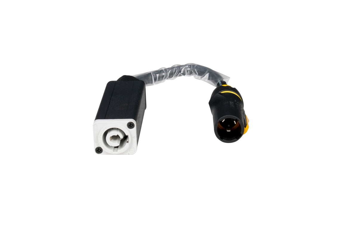 SIP1PCOA IP65 Outdoor 1 Foot 12 AWG Locking Power Cable Adapter