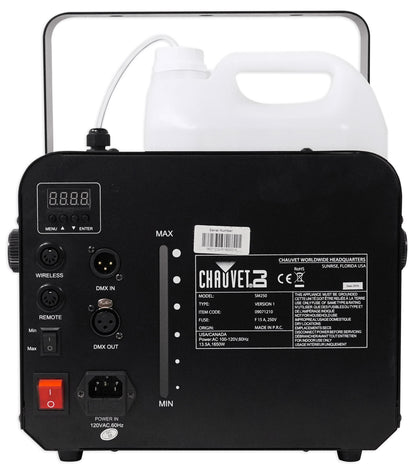 SM 250 Portable DMX Snow Machine with Wired Timer Remote