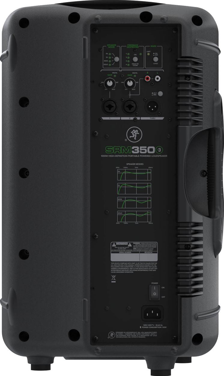 SRM350V3 1000 Watt 10" Powered Active PA Speaker With DSP