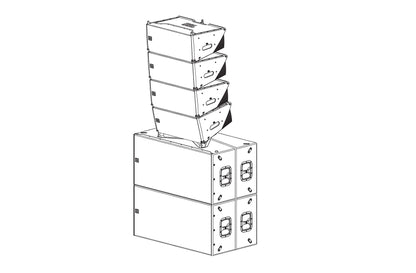 SRX910LA BP Base Plate for SRX910LA Line Array Column Speaker