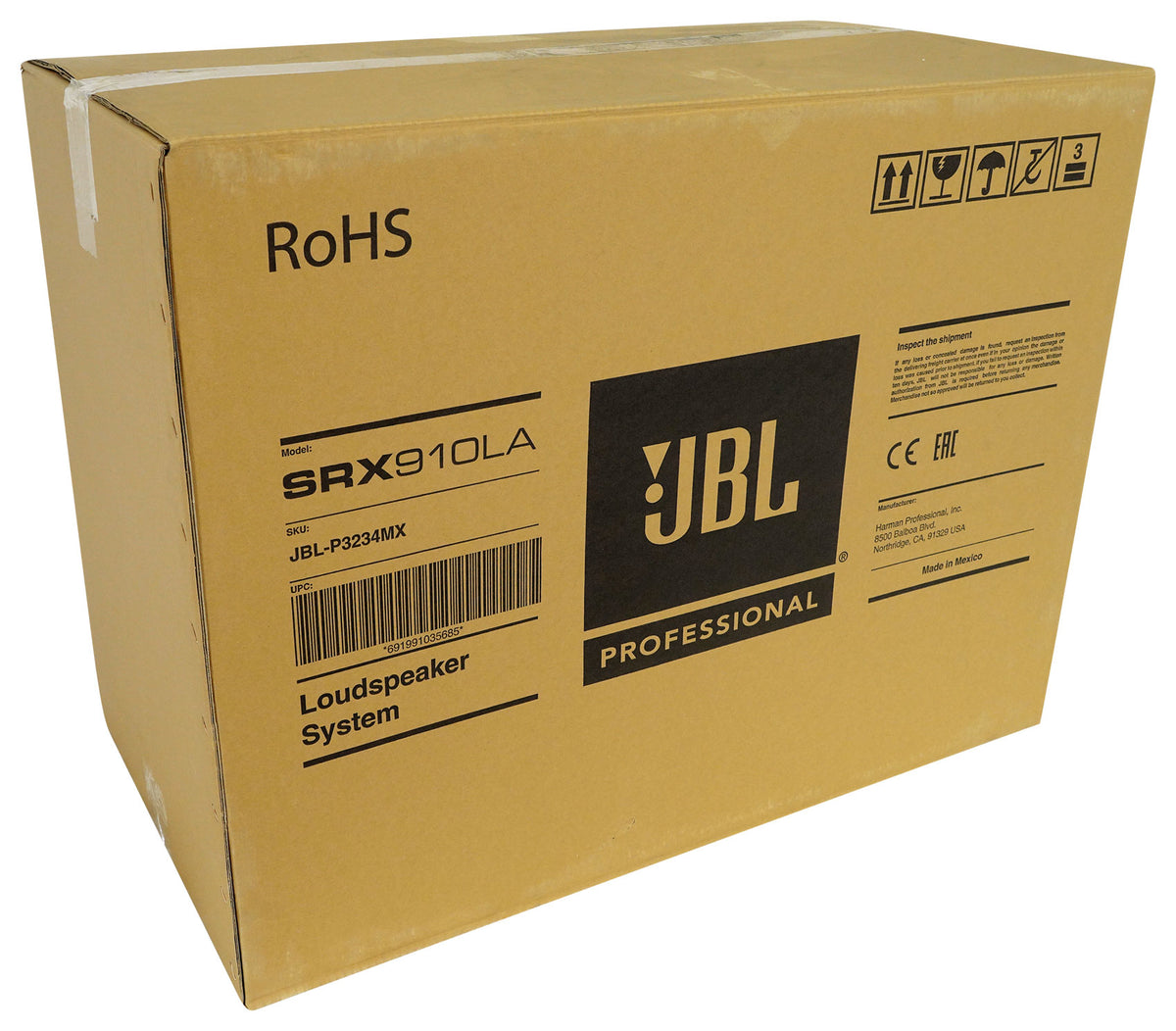 SRX910LA Dual 10" 2-Way Powered Line Array Column Speaker