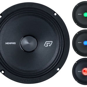 Memphis Audio SRXP82V2 SRX Pro 8" 350w Component Car Stereo Speaker w/ LED