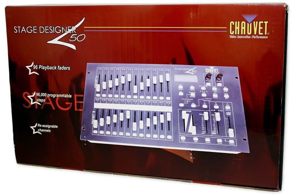 STAGE DESIGNER 50 48 Channel DMX-512 Dimmer Controller