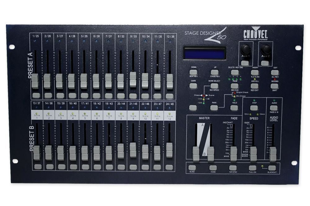 STAGE DESIGNER 50 48 Channel DMX-512 Dimmer Controller