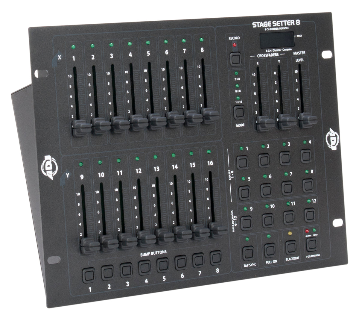STAGE SETTER 8 16-Channel DMX Controller For Par Cans+Fog Machine