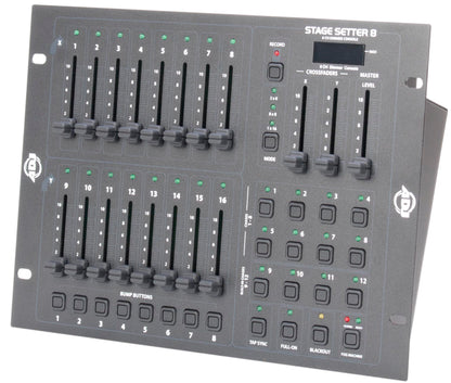 STAGE SETTER 8 16-Channel DMX Controller For Par Cans+Fog Machine
