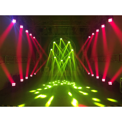 Stealth Wash Zoom 7 x 12 Watt RGBW LED DMX Moving Head Wash Light ADJ